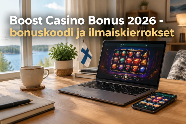 Boost Casino Bonus 2026 - bonuskoodi ja ilmaiskierrokset