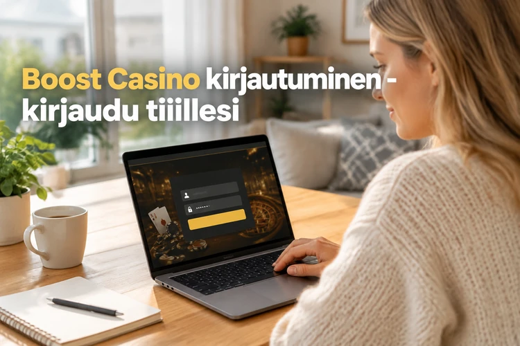 Boost Casino kirjautuminen - kirjaudu tilillesi